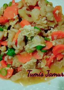 Tumis Jamur Tiram (menu batita Iy+)