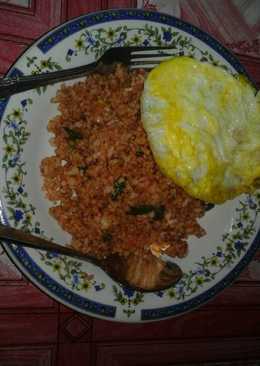 Nasi goreng merah sederhana