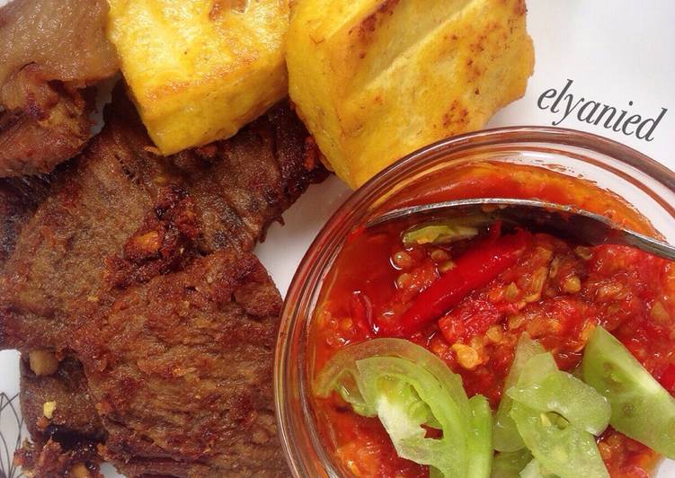 gambar untuk resep Gepuk (empal) goreng