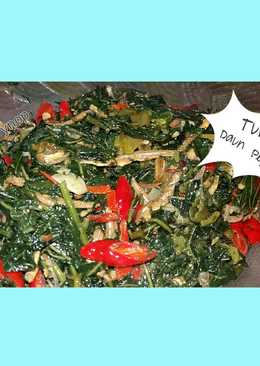 Tumis Daun Pepaya (no pait!!!)