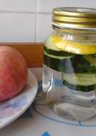 08.Infuse water timun dan lemon #BikinRamadanBerkesan