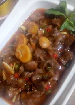 Saus padang Ampela etira slice mushroom