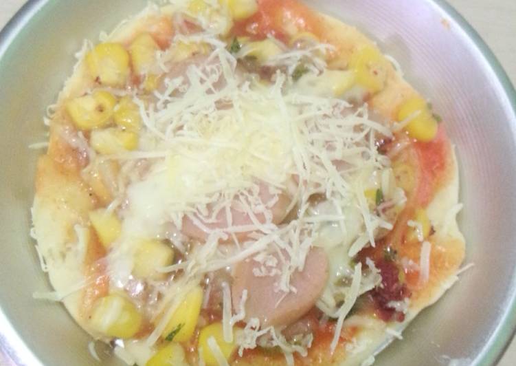 resep lengkap untuk Pizza mini mozarella rasa bintang 5