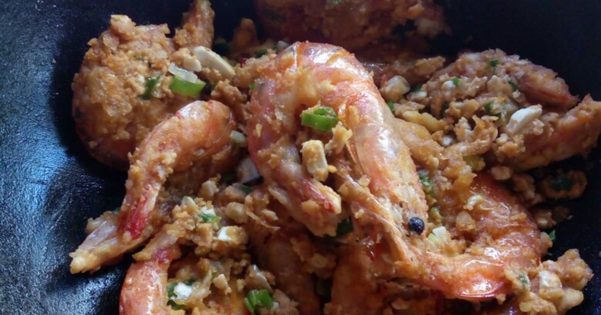 444 resep  udang  telur  asin  enak  dan sederhana Cookpad