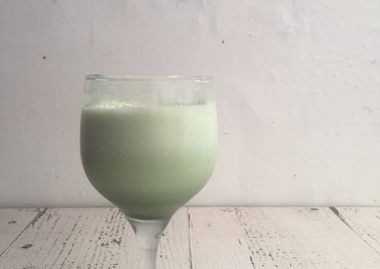 resep makanan Ice Green Tea Latte (Ala Cafe)