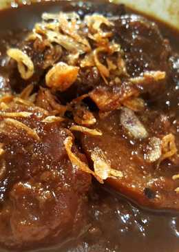 Semur betawi daging kentang