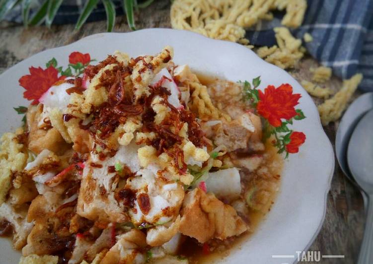 resep lengkap untuk Tahu Gecot Banyumasan