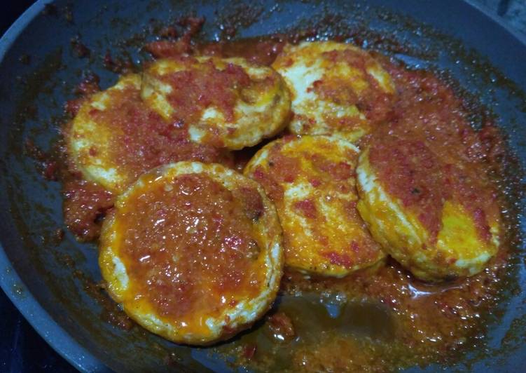 resep masakan Balado telur ceplok