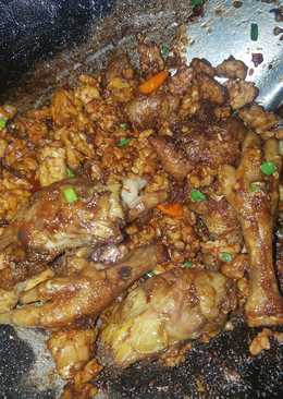 Orak arik tempe kpla cker ayam kecap
