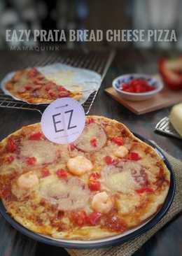 Prata bread cheese pizza