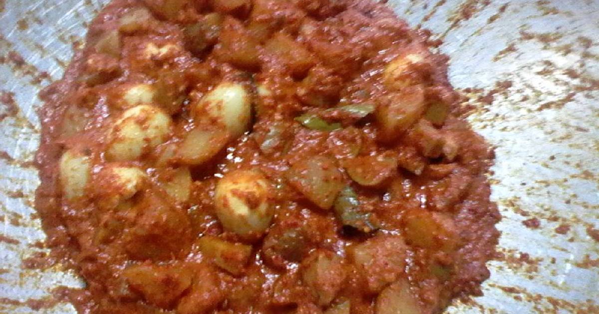 Resep Sambalado Tanak Jengkol  Telur Puyuh Kentang Khas 