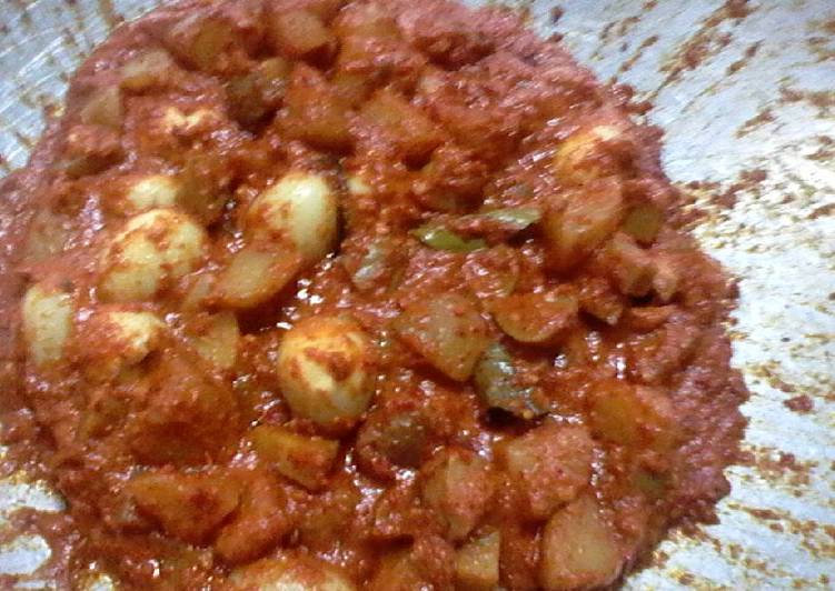 gambar untuk resep makanan Sambalado Tanak Jengkol Telur Puyuh Kentang Khas Padang