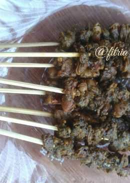 Sate kerang kupas