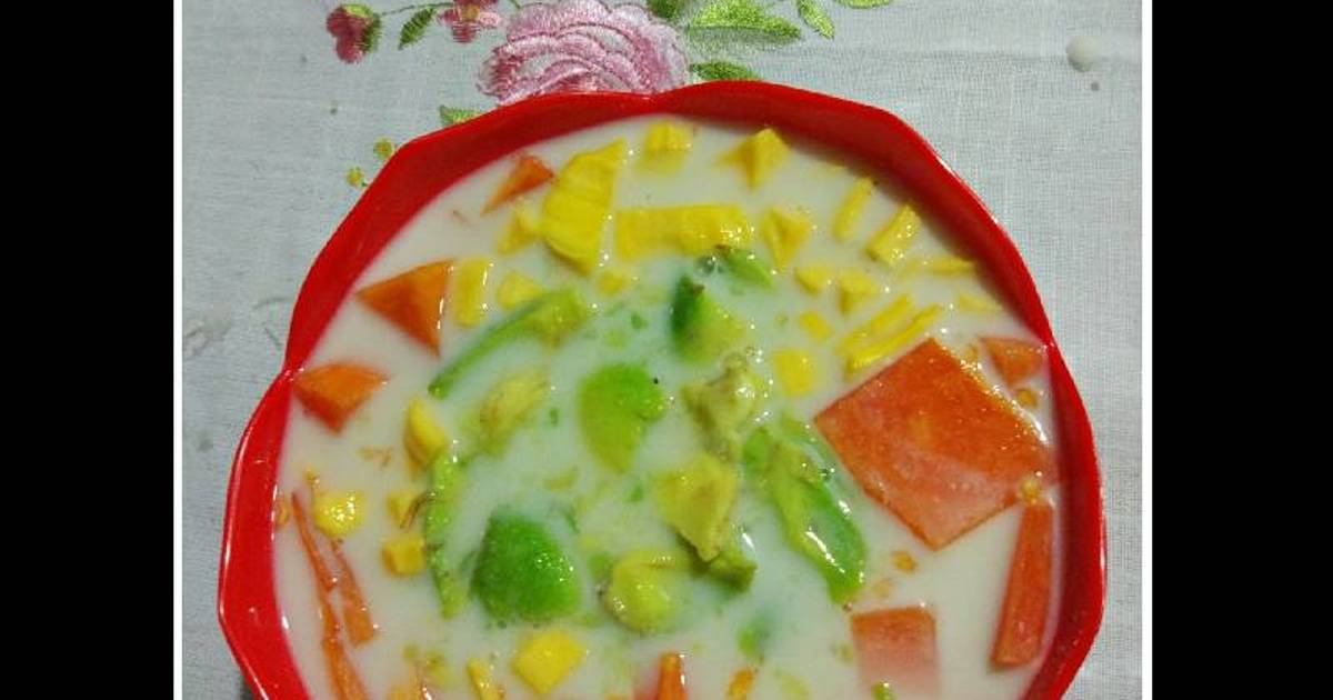 Resep Es Buah Santan  oleh Shyswy Andaki Kalit Cookpad