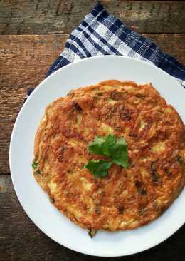 Telor dadar pedas kentang (PR_recookmasakanpedas)