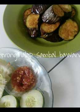 Terong lalap sambal bawang