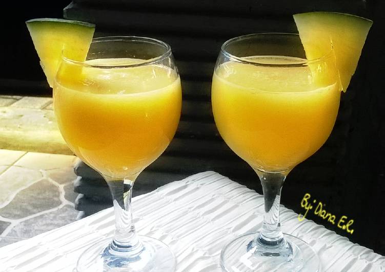 resep Smoothies Semangka Kuning/ Jus Kental (#Pr_Smoothies)