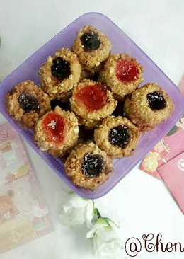 Peanut Thumbprint Cookies