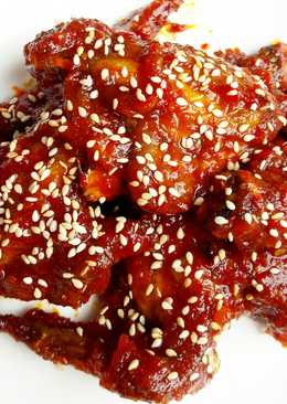 Korean Spicy Chicken Wings