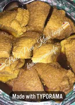 Bolu Peca Ala kadarnya (bolu bugis)