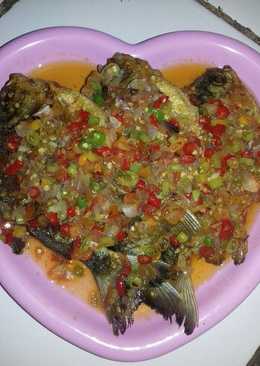 Ikan bawal sambal dabu dabu