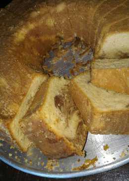 Bolu Marmer (Marmer Cake) lumer di mulut