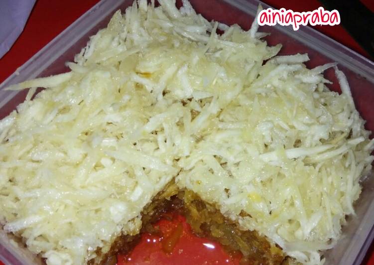 resep masakan Kukus Singkong Serut