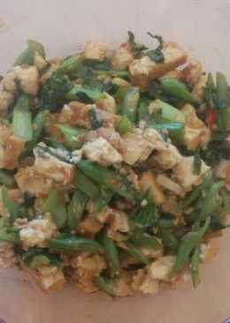 Sambal buncis tahu pedass