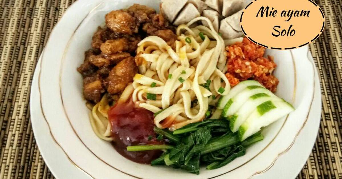 19 resep mie ayam solo enak dan sederhana Cookpad