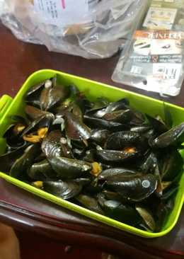 Kerang hijau tumis / kupang tumis
