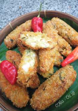 Perkedel Tempe Keju ala Nugget