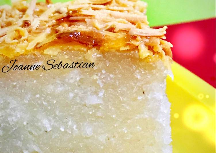 resep makanan Bika Singkong Kelapa