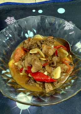 Hati ayam saos tiram