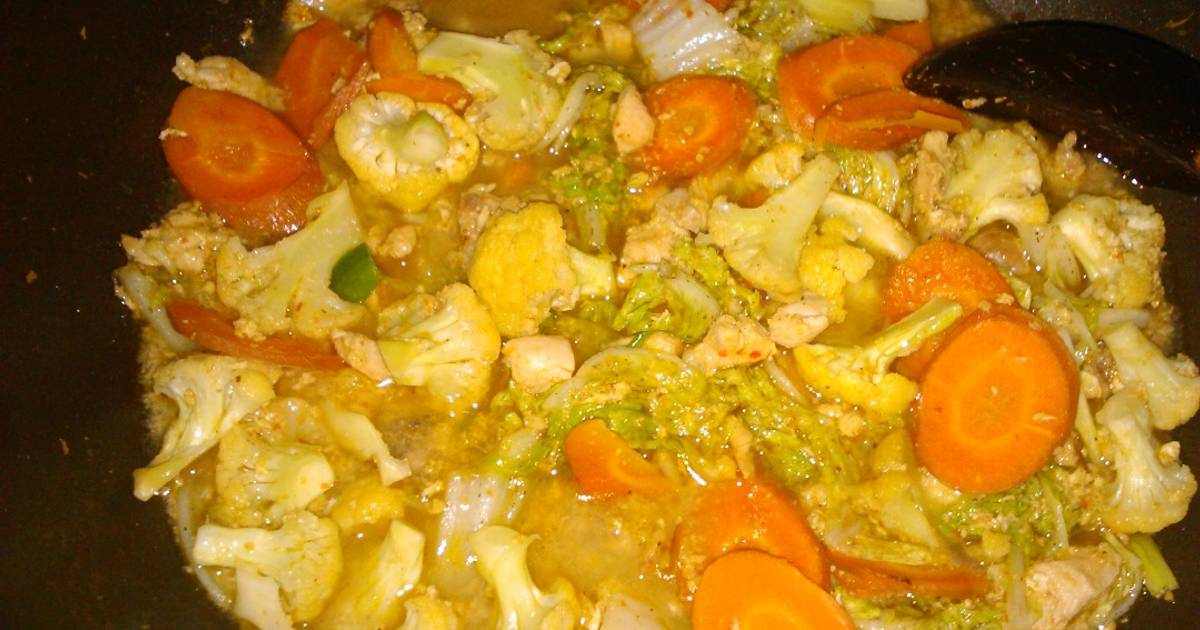 Resep Capcay Ayam Kuah ala aghni_