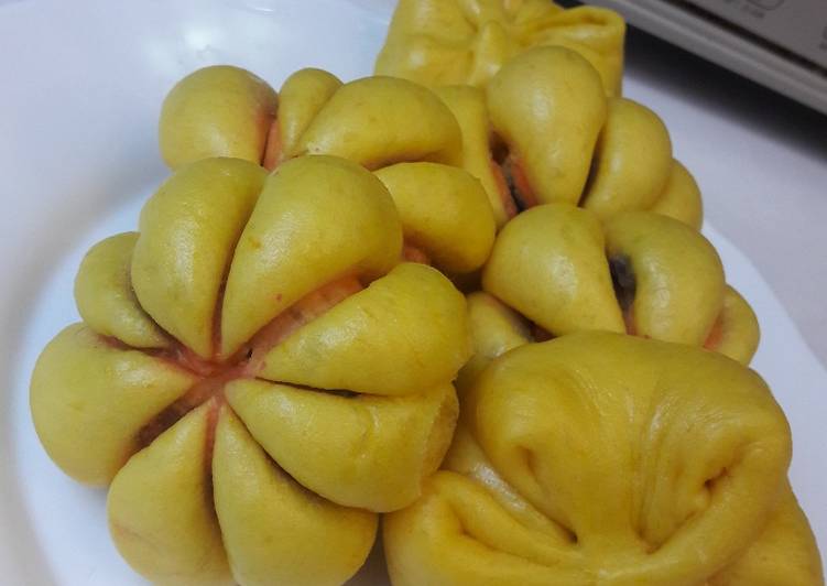 gambar untuk resep Bakpao Labu Kuning Isi Kacang Merah