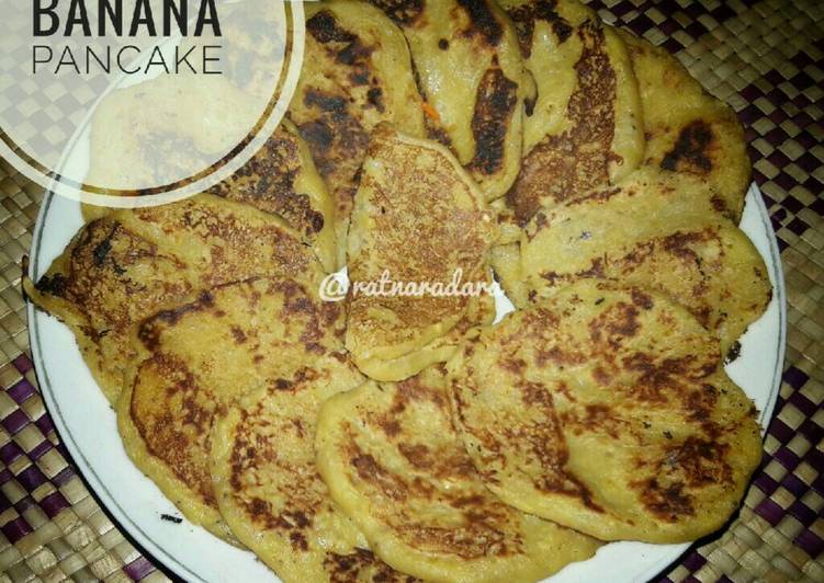 resep masakan Banana Pancake Praktis