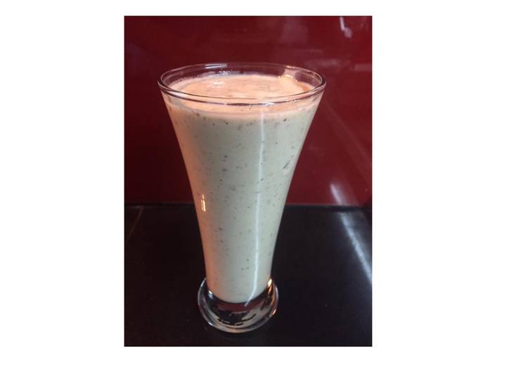 gambar untuk cara membuat Diet Juice Red Bean Avocado Milk