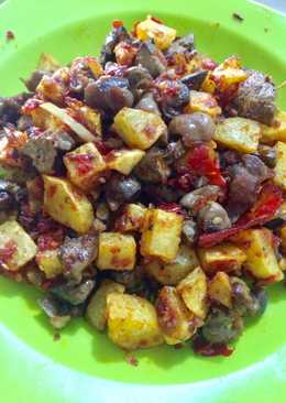 Balado kentang ati ampela