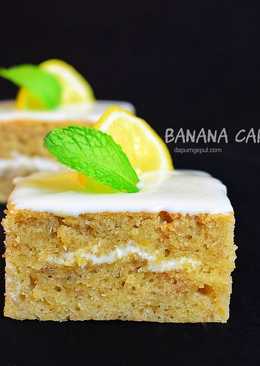 Banana Cake with Lemon Cheese Frosting