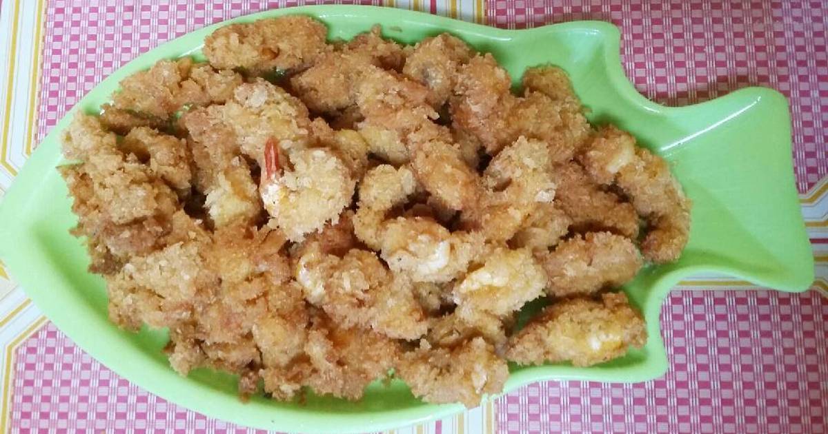 137 resep udang goreng tepung roti  enak dan sederhana 