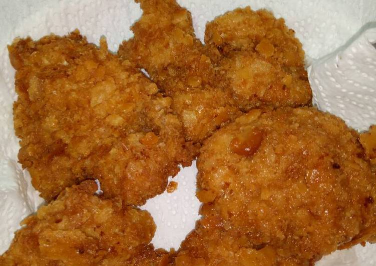 resep masakan Ayam goreng cream cracker