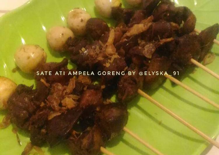 resep masakan Sate Ati Ampela Goreng