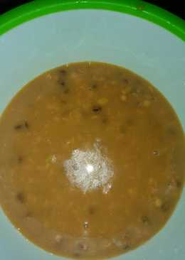 Bubur kacang hijau + Bubur Nasi