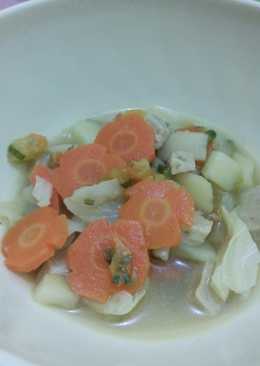 Sayur sop bakso sederhana (no MSG)