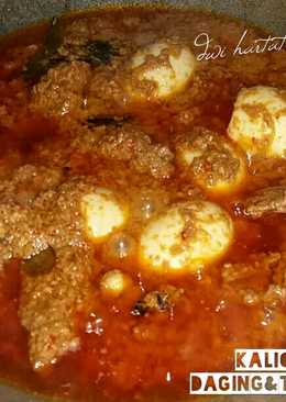 Kalio Daging & Telur