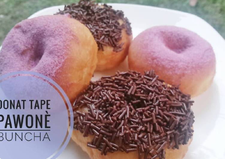 resep lengkap untuk Donat Tape pawonè Buncha