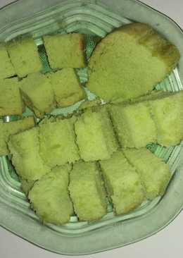 Bolu kukus pandan tanpa santan