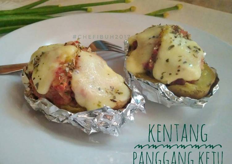 resep makanan Kentang Panggang Keju