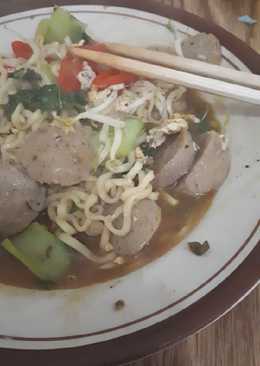 Mie telor tek tek kuah