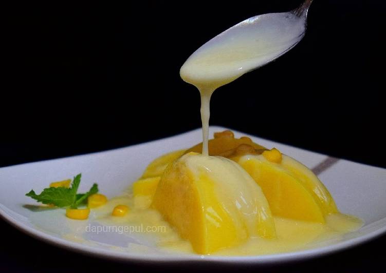 gambar untuk resep makanan Puding jagung tanpa Santan (lebih sehat dan enak)